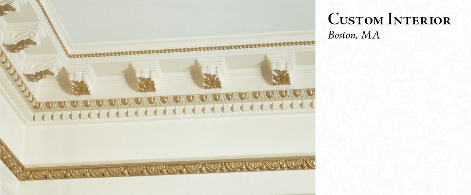 Beautiful Custom Interior with Ornamental Plaster